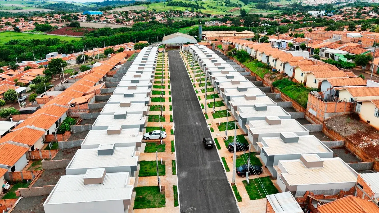 Terreno em Ibiporã-PR depois da construção do loteamento